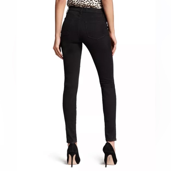 J Brand Midnight Black Stretch Crop Skinny Jeans Sz 31 - Picture 9 of 10